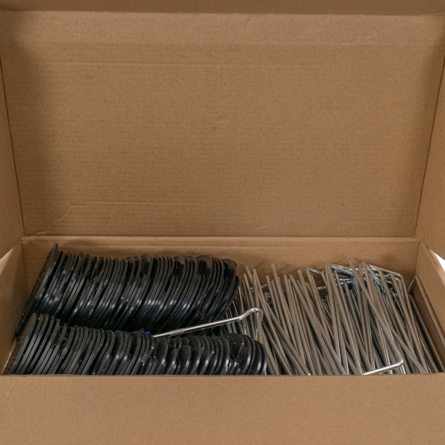 6" Weed Matting Pegs & Securing Washer, Blue Tool