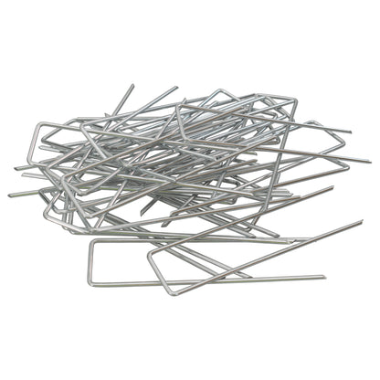 6" Weed Matting Pegs & Securing Washer, Blue Tool