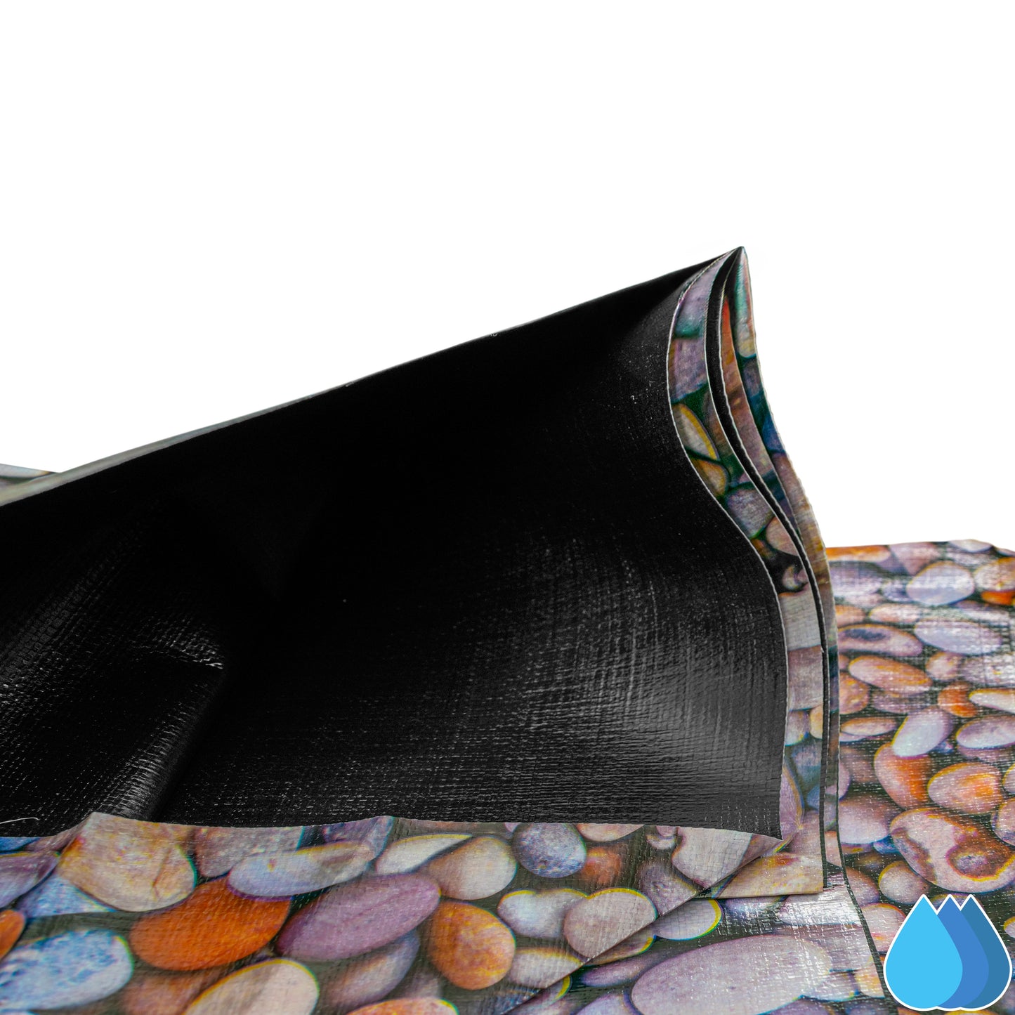 5m x 6m Pebble Pattern Pond Liner, XL-Grade 280 GSM