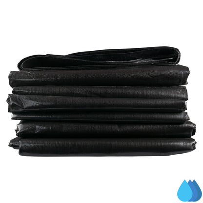 Black Pond Liners with Underlay, L-Grade 200 GSM