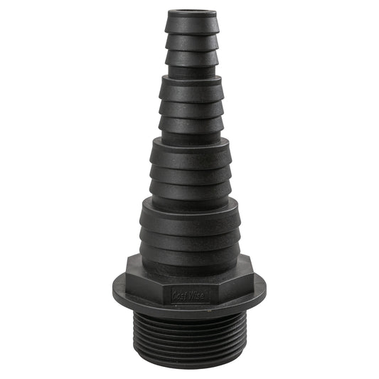 Stepped Barbed Connector for 20mm/ 25mm/ 32mm/ 40mm Hose, 1.5" BSPM
