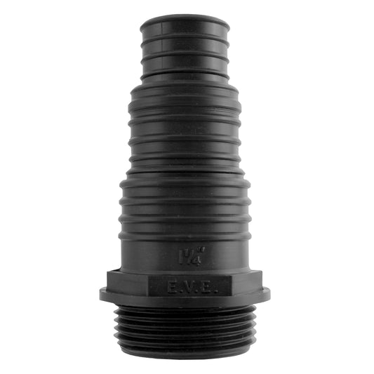 Stepped Barbed Connector for 25mm/ 32mm/ 38mm Hose, 1.25" BSPM