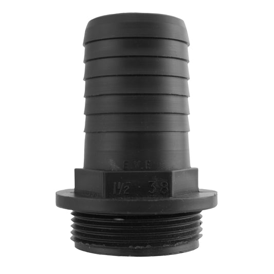 38mm Barbed Adapter with 1.5" BSP Male Thread