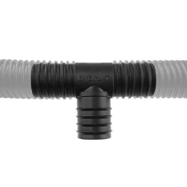 Plastic 3-way Barbed Tee Splitter, 40mm