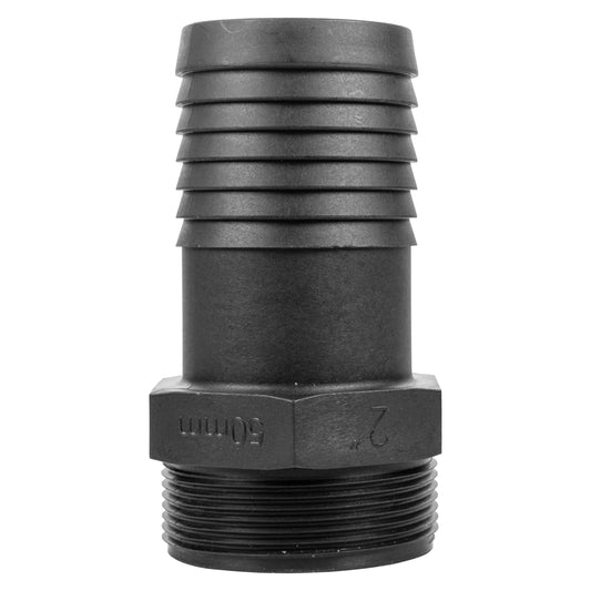 50mm Barbed Adapter with 2" BSP Male Thread