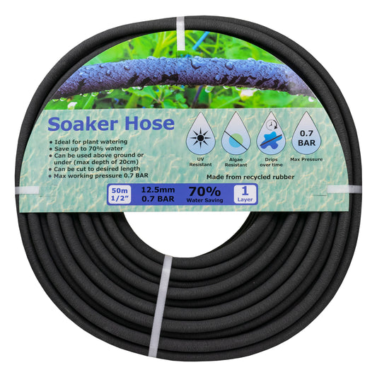 Porous Pipe Drip Soaker Hose - 50m