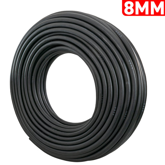 8mm Braided Rubber Fuel Hose, SAE J30 R6