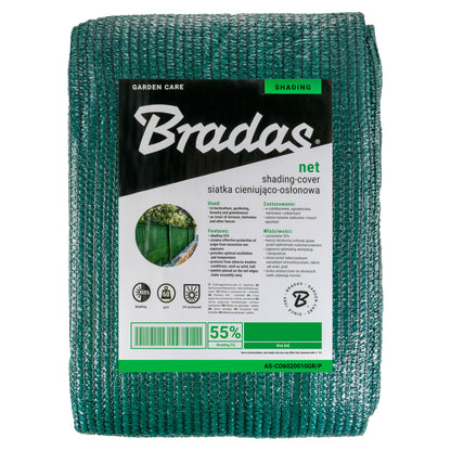 55% Garden Shade Net 60gsm Green 2m x 10m