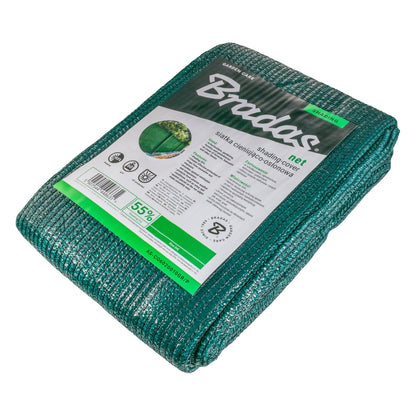 55% Garden Shade Net 60gsm Green 1.2m x 10m