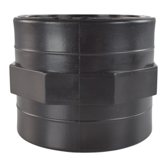 Polypropylene Straight Inline Socket Connector, 2"