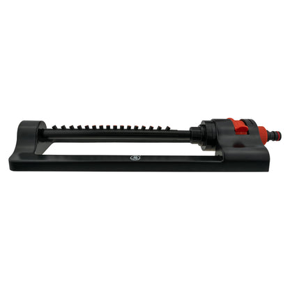 Oscillating Bar Sprinkler, Black & Orange