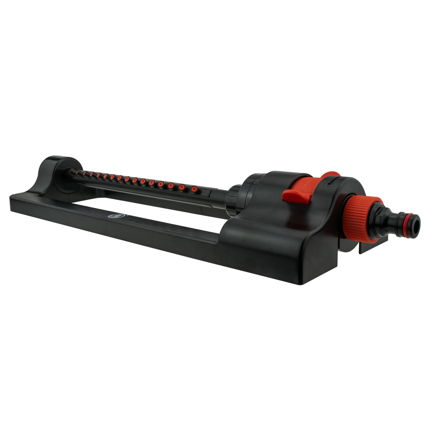Oscillating Bar Sprinkler, Black & Orange