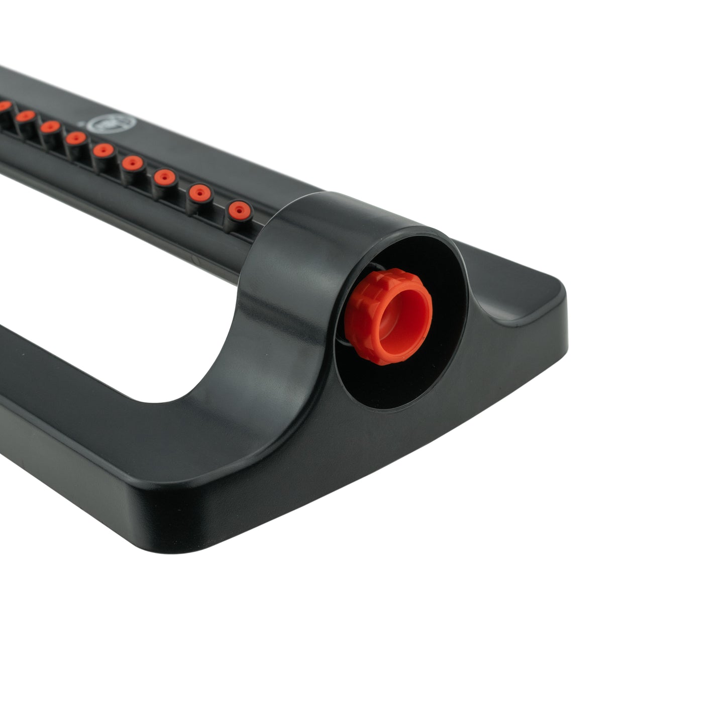 Oscillating Bar Sprinkler, Black & Orange