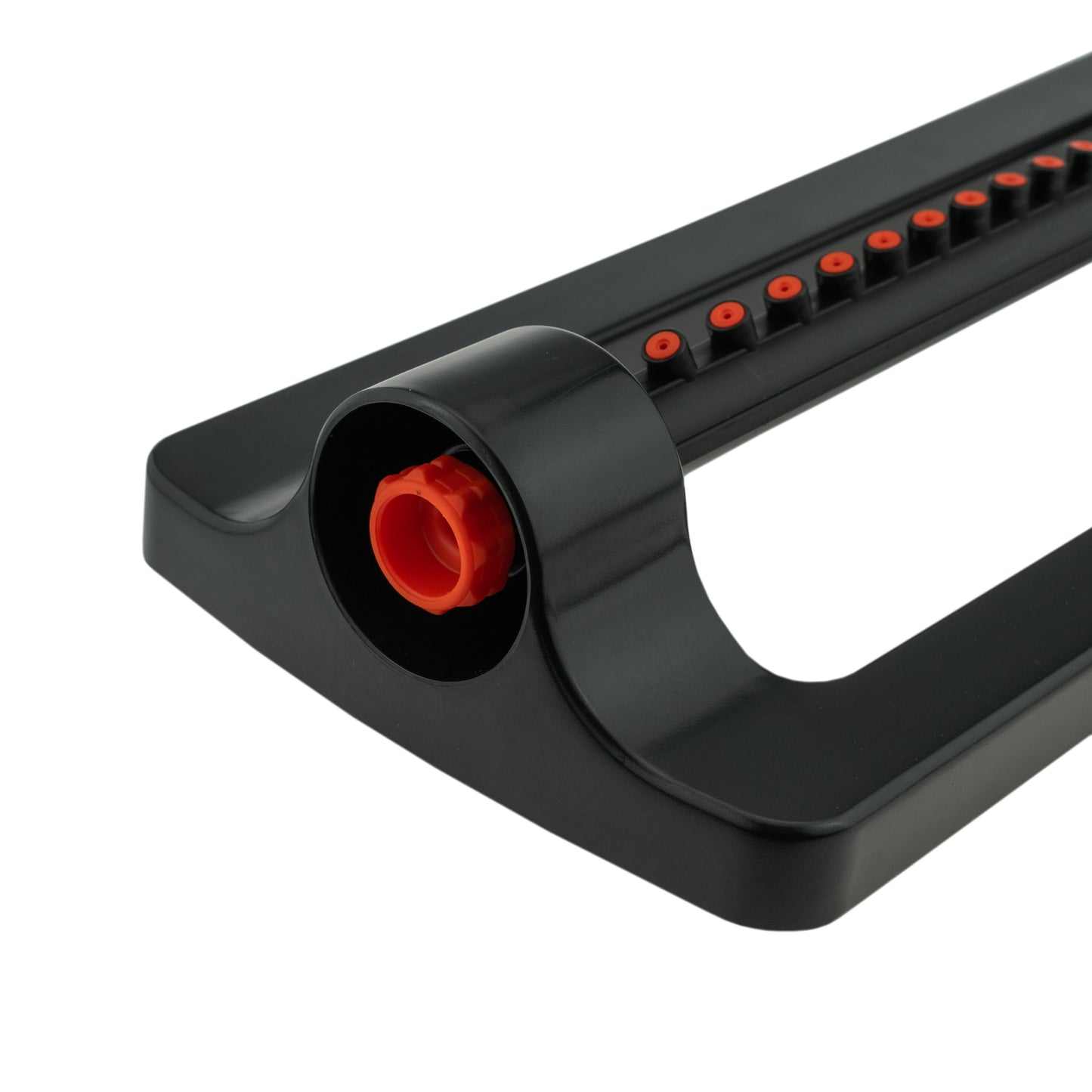 Oscillating Bar Sprinkler, Black & Orange