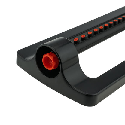 Oscillating Bar Sprinkler, Black & Orange