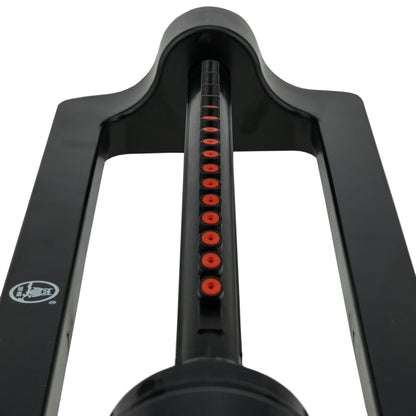 Oscillating Bar Sprinkler, Black & Orange