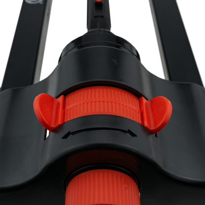 Oscillating Bar Sprinkler, Black & Orange