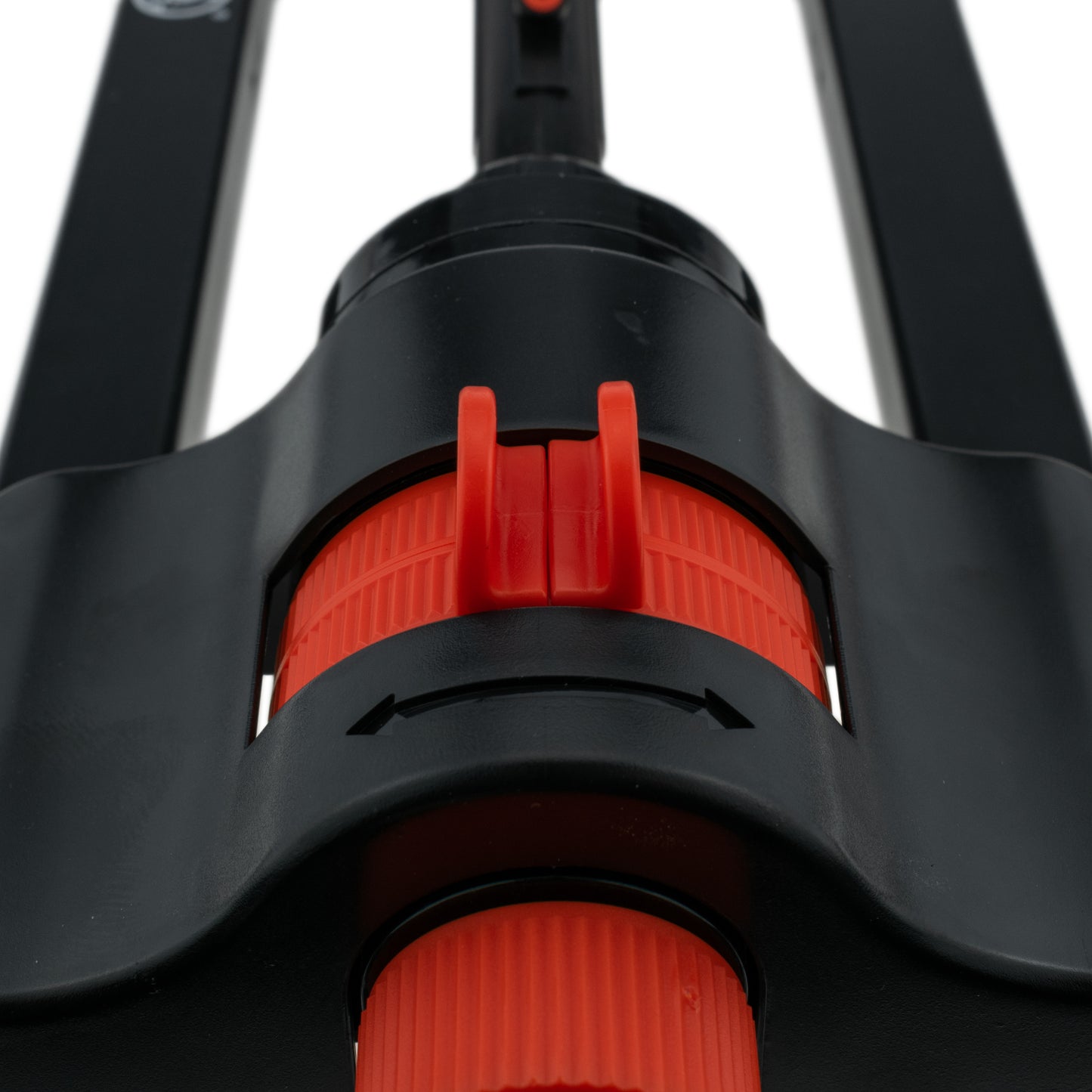 Oscillating Bar Sprinkler, Black & Orange