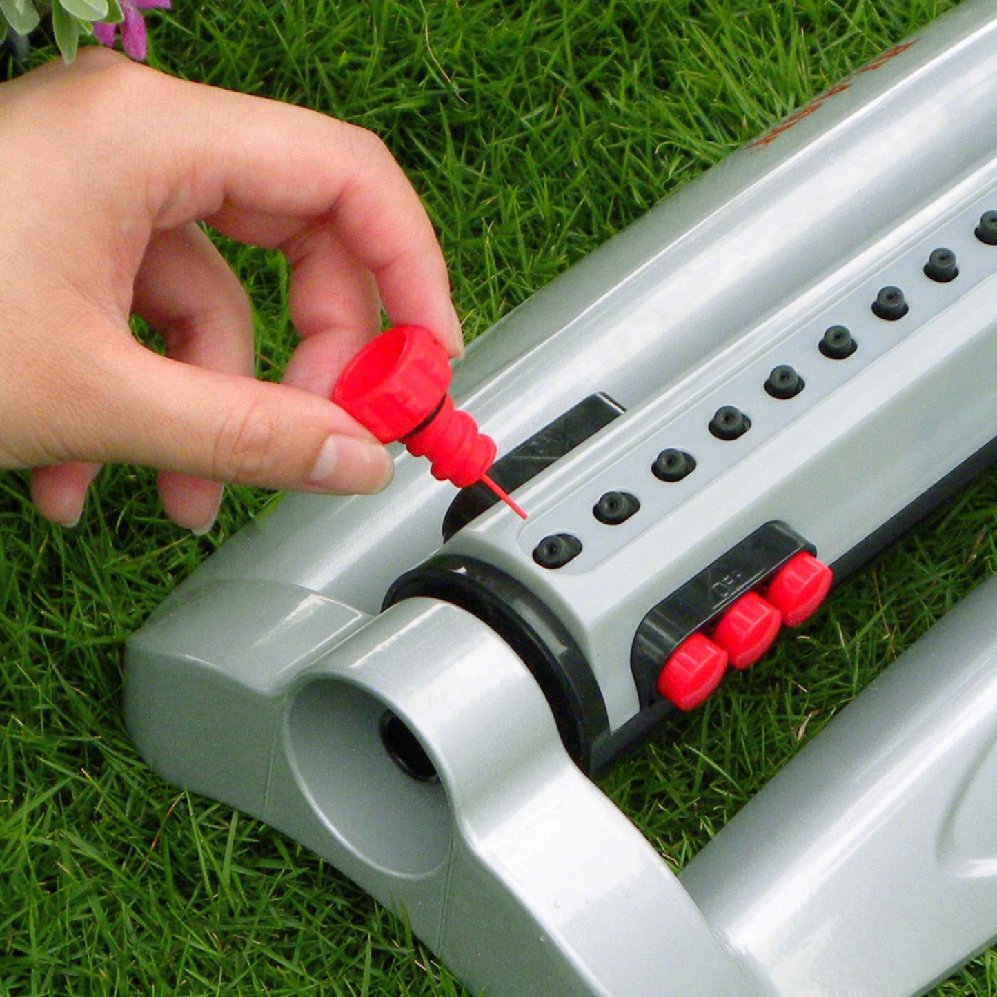 Heavy-Duty Metal Turbo Oscillating Sprinkler