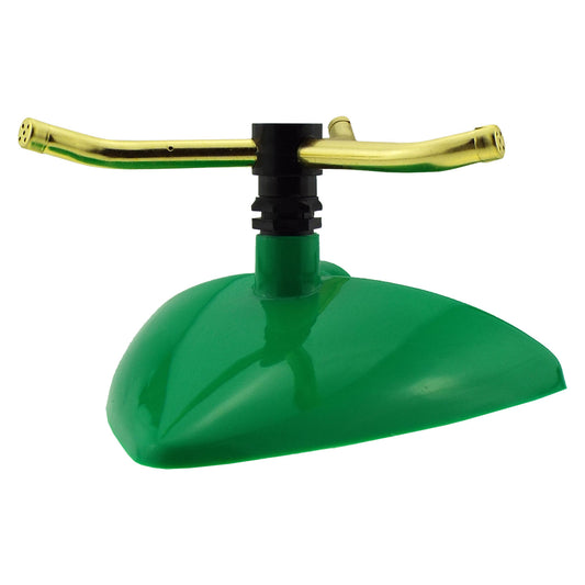 3-Arm Revolving Garden Sprinkler, Green Leaf