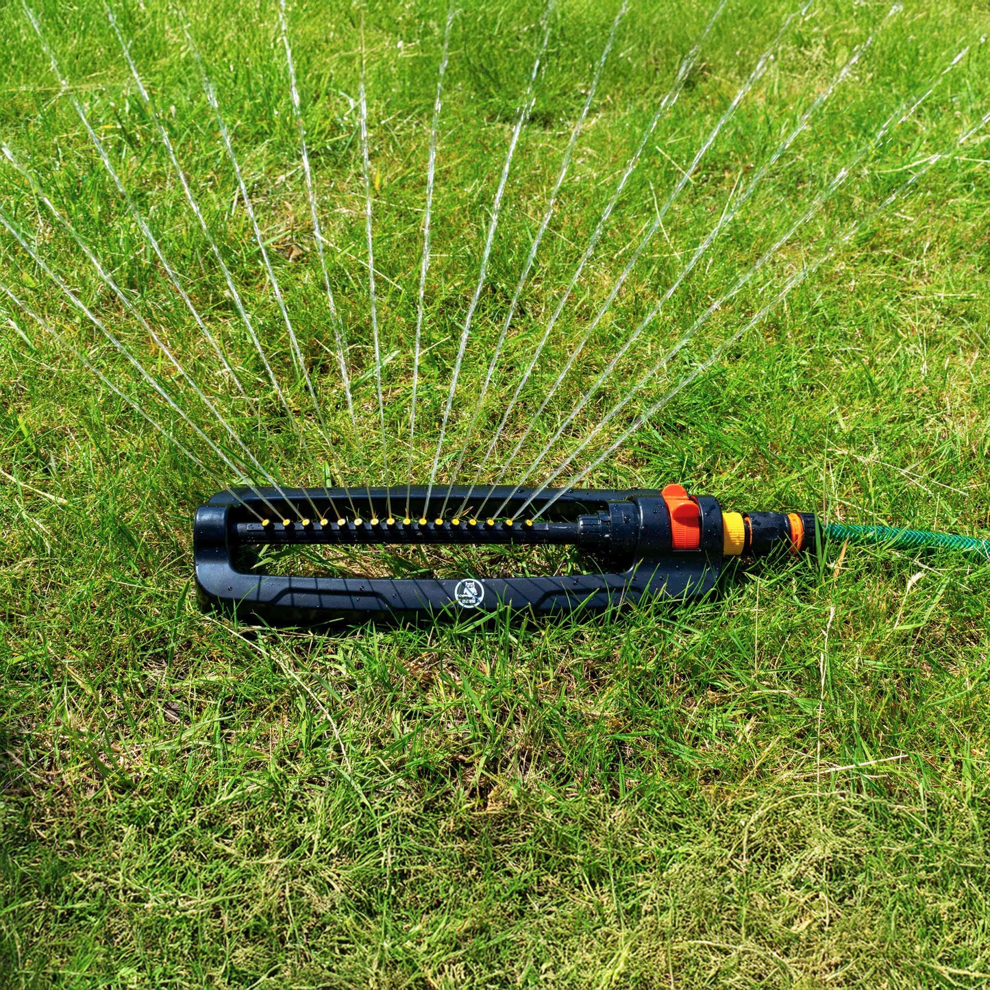 Oscillating Bar Sprinkler, Black