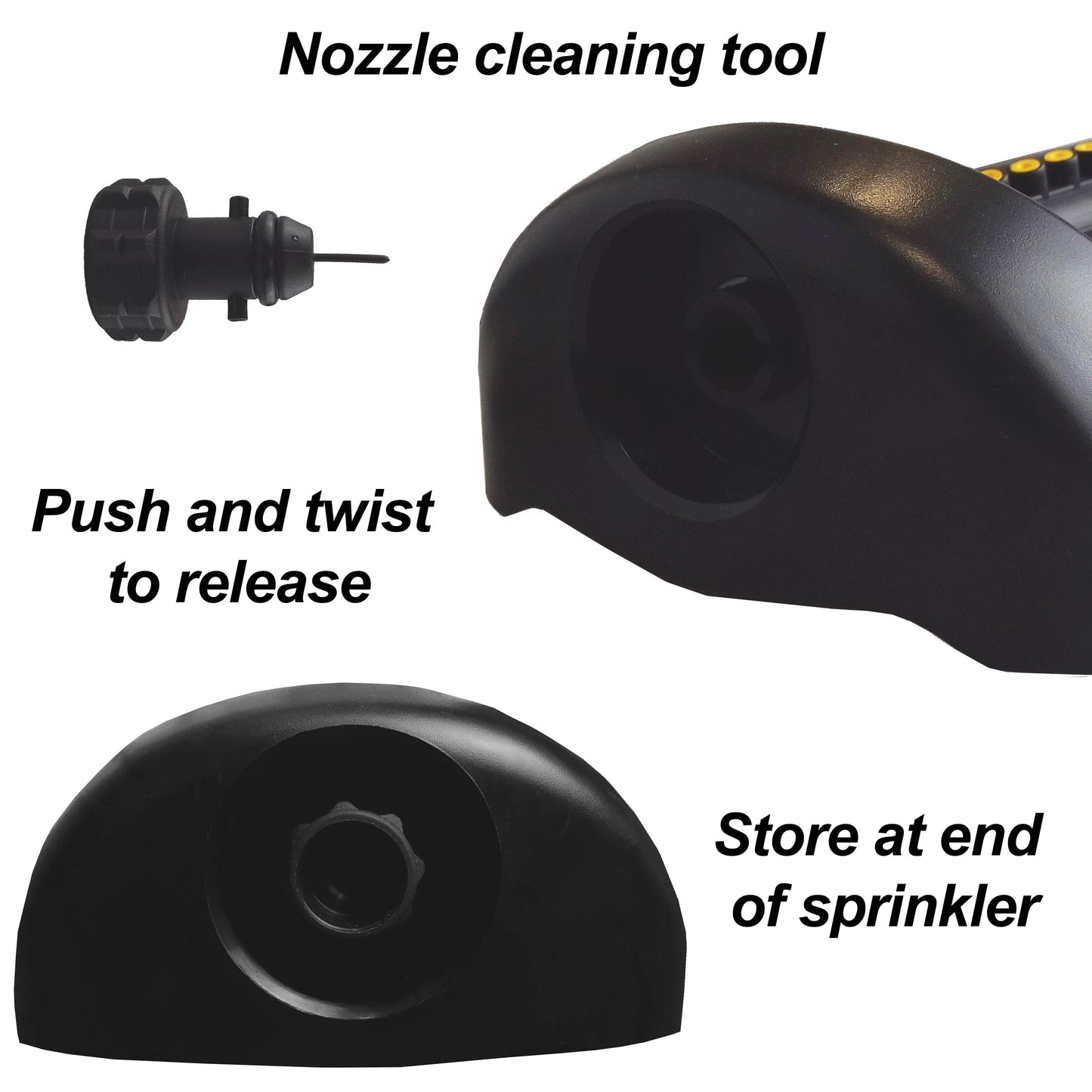 Oscillating Bar Sprinkler, Black