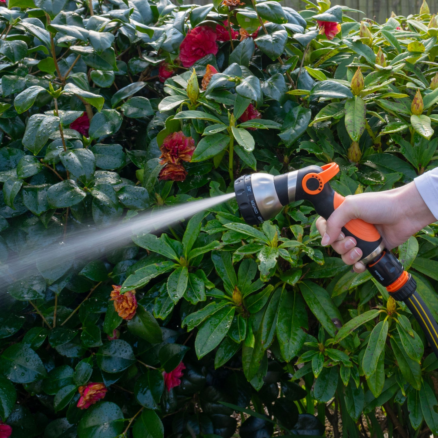 Black & Orange 8-Pattern Multi Water Sprayer, 8MULTI