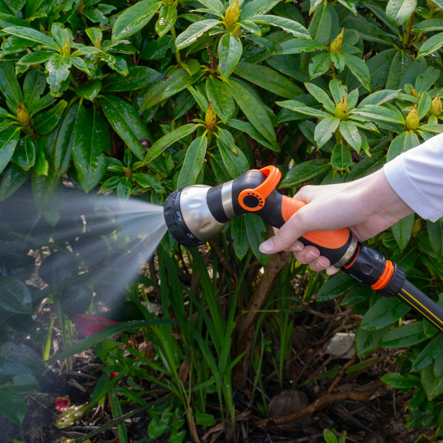 Black & Orange 8-Pattern Multi Water Sprayer, 8MULTI
