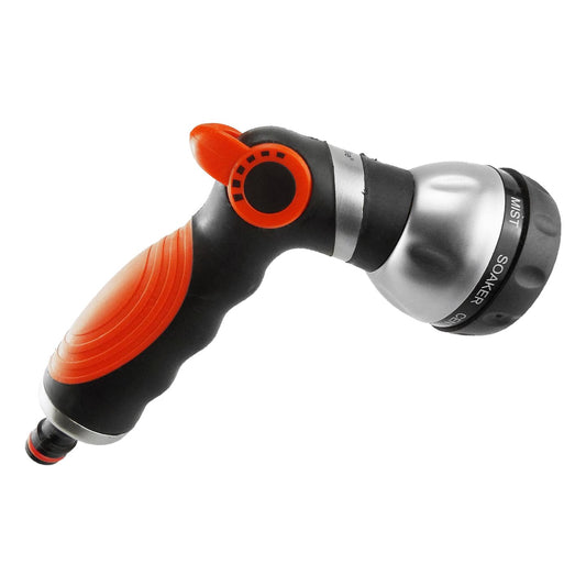 Black & Orange 8-Pattern Multi Water Sprayer, 8MULTI