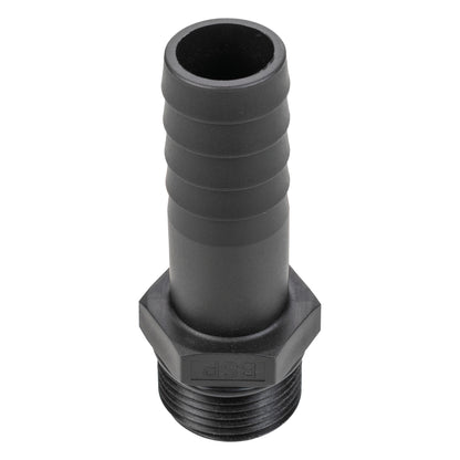 Stainless Steel Ball PP Valve & Barbed Outlet, 1/2"
