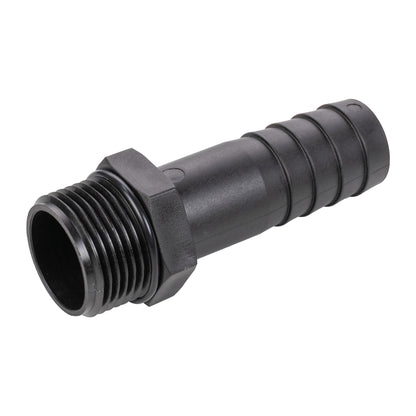 Stainless Steel Ball PP Valve & Barbed Outlet, 1/2"