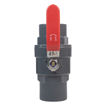 Stainless Steel Ball PP Valve & Barbed Outlet, 1/2"