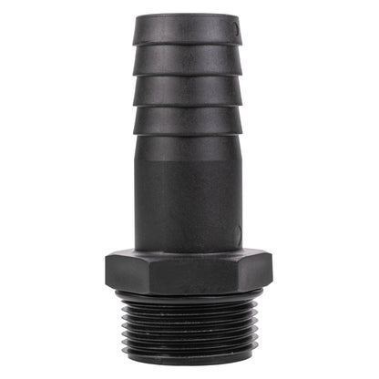 Stainless Steel Ball PP Valve & Barbed Outlet, 1.25"