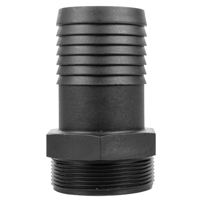 Stainless Steel Ball PP Valve & Barbed Outlet, 3"