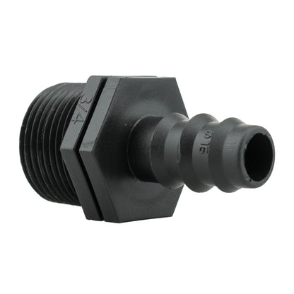 1/2" Irrigation Pipe Adapter with 3/4" BSPM Thread