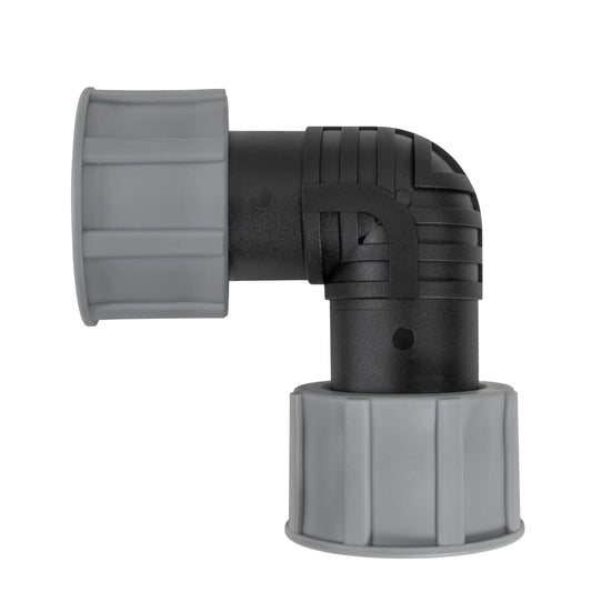 1" BSPF Irrigation Elbow with Swivel Threads