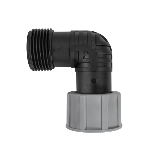 1" BSP Irrigation Elbow with Male to Female Swivel Threads