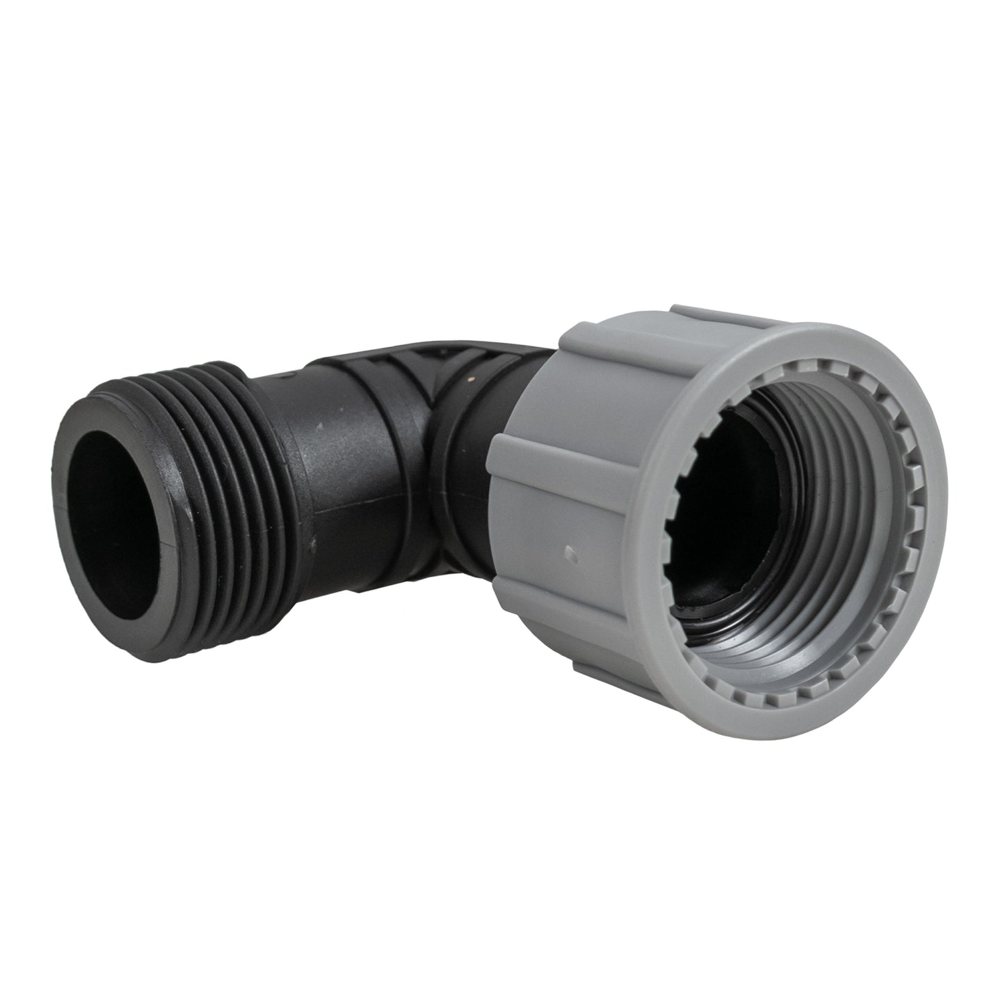 1" BSP Irrigation Elbow with Male to Female Swivel Threads