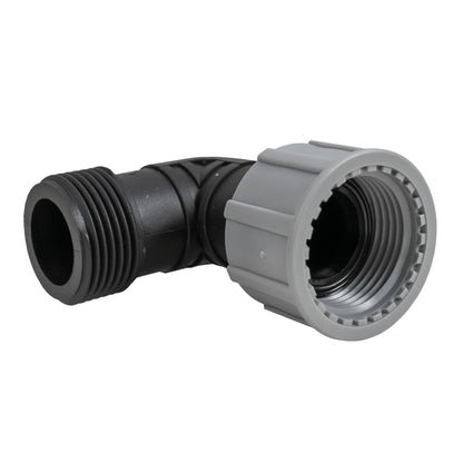1" BSP Irrigation Elbow with Male to Female Swivel Threads