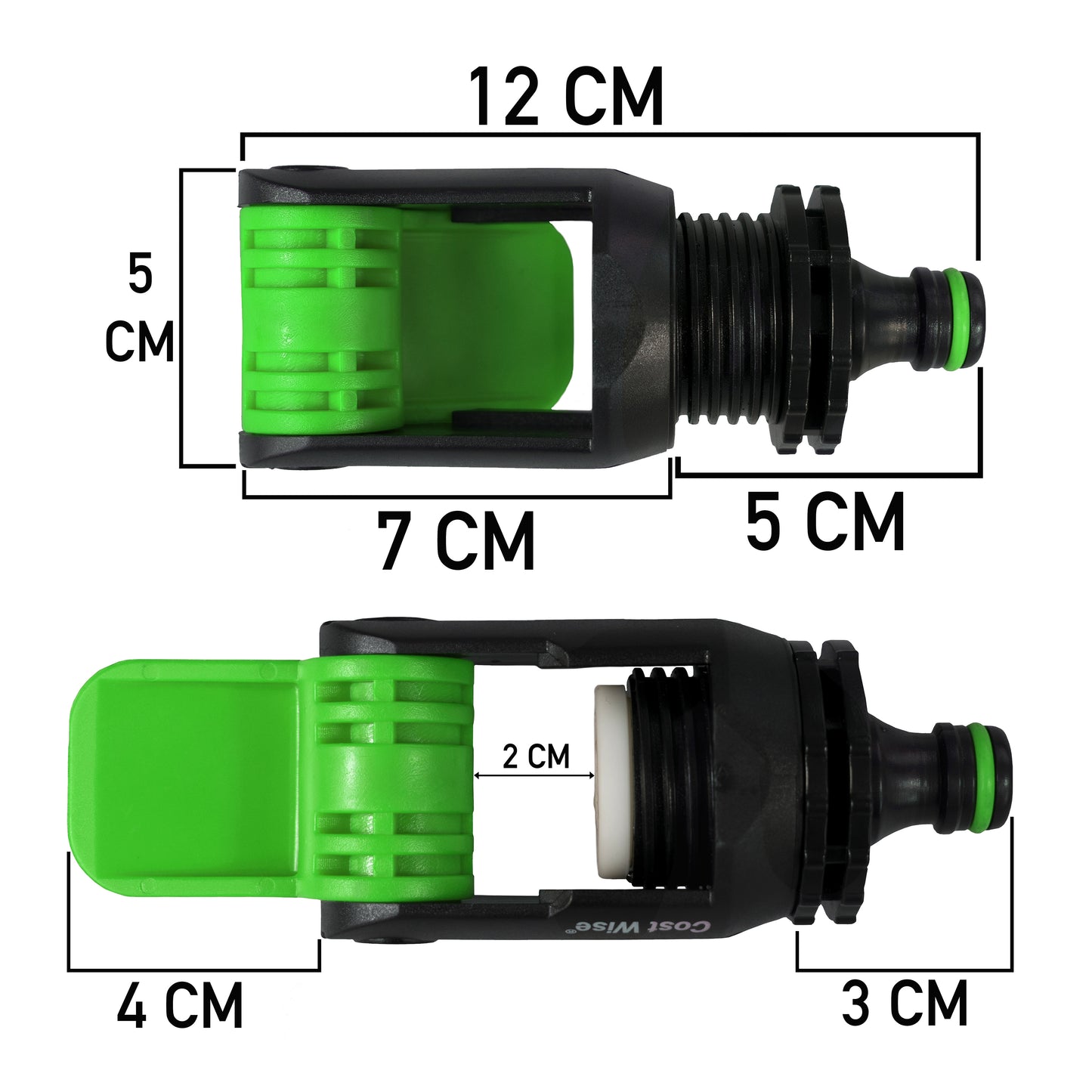 Green Costwise Kitchen Tap Adapter