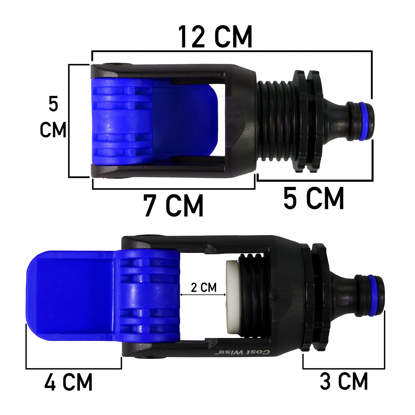 Blue Kitchen Tap Adapter
