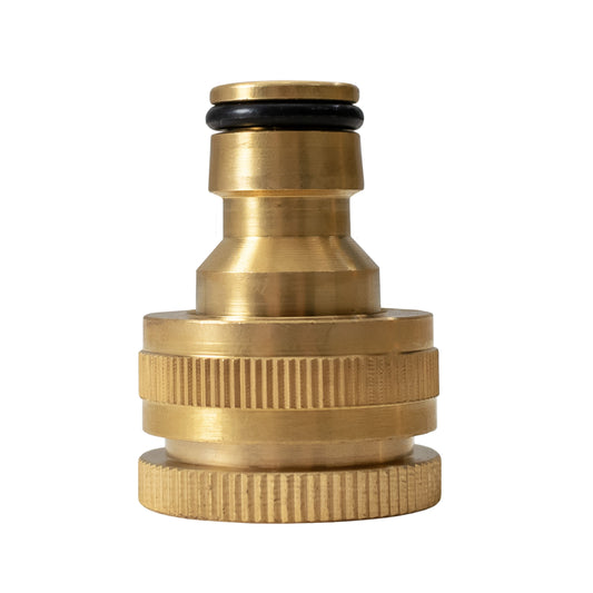 Female Tap Connector – 1” & 3/4” BSPF, Brass