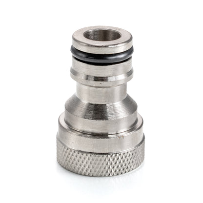 Female Tap Connector – 1/2” BSPF, Nickel Plated Brass