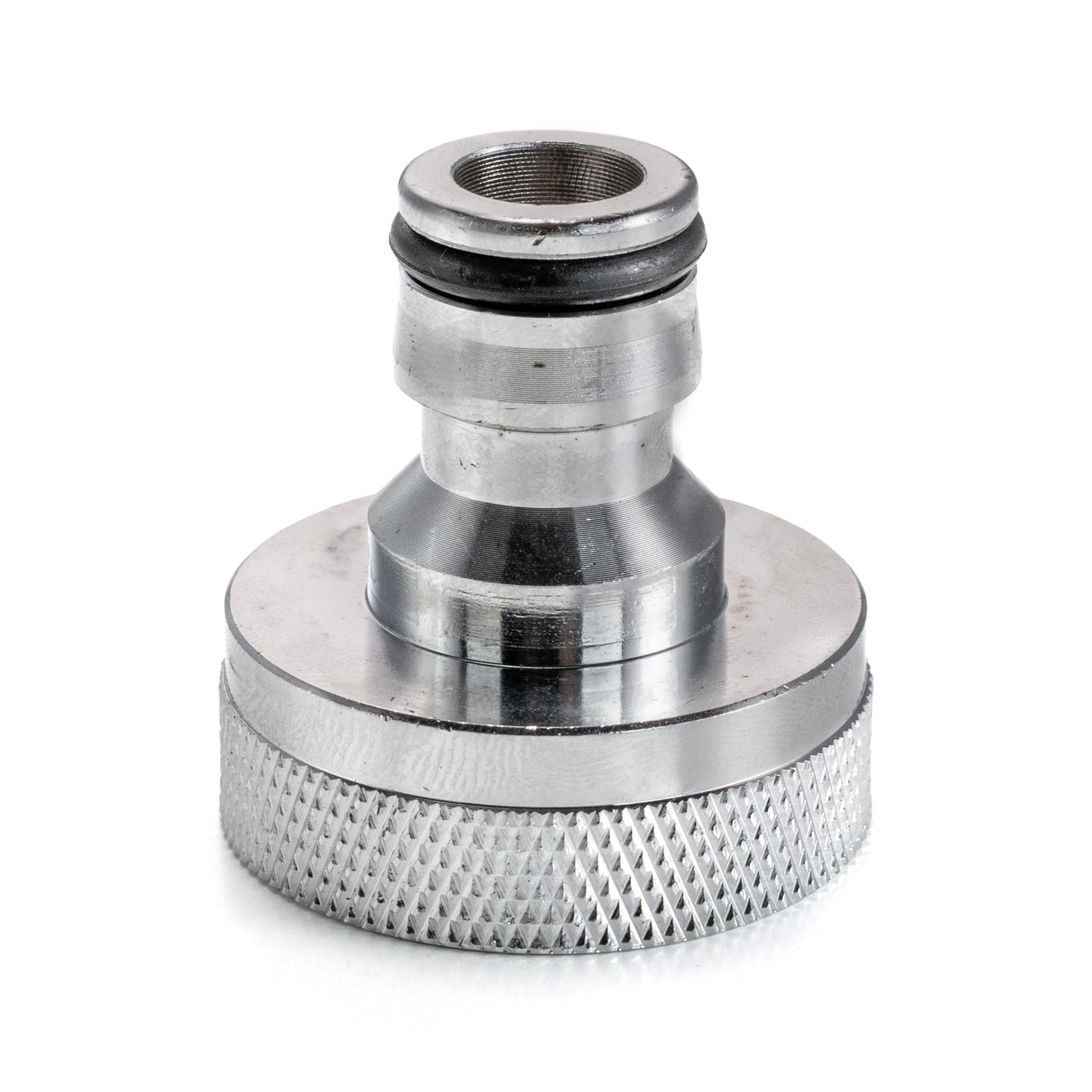 Female Tap Connector – 1” BSPF, Nickel Plated Brass