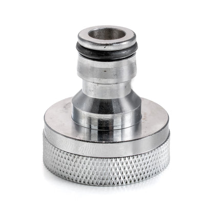 Female Tap Connector – 1” BSPF, Nickel Plated Brass