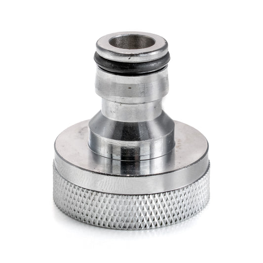 Female Tap Connector – 1” BSPF, Nickel Plated Brass