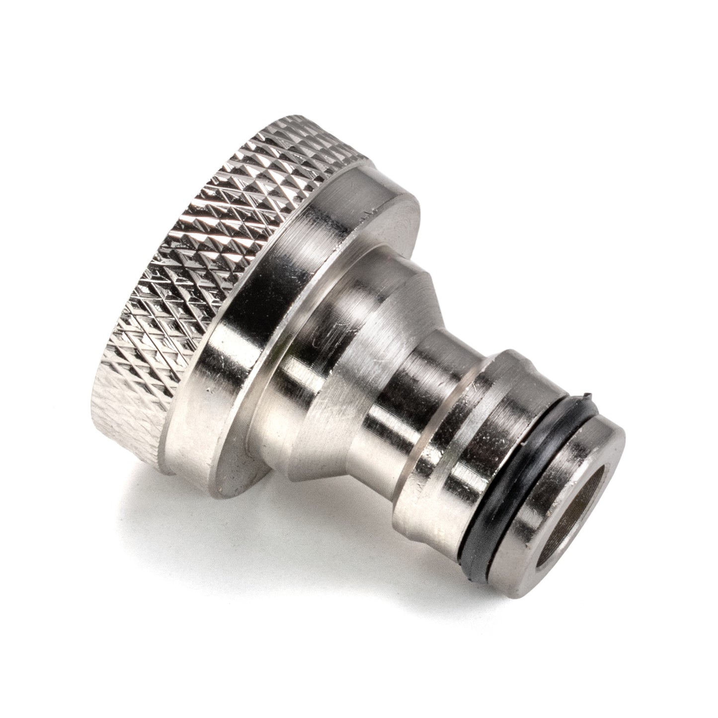 Female Tap Connector – 3/4” BSPF, Nickel Plated Brass