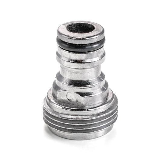 Male Tap Connector – 3/4” BSPM, Nickel Plated Brass