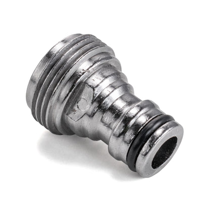 Male Tap Connector – 3/4” BSPM, Zinc Chrome