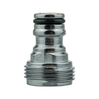 Male Tap Connector – 3/4” BSPM, Zinc Chrome